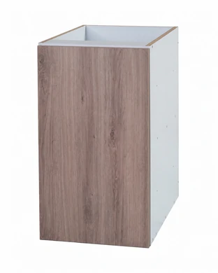 MODULAR ECO
Gabinete bajo 1 puerta / 1 entrepaño fijo, blanco-frosty / melamina ARAUCO