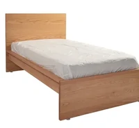 Colección IVANNA
Base de cama, alta, NATURAL encino rojo macizo.