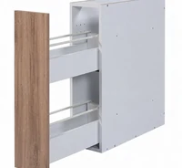 MODULAR ECO 
Gabinete Bajo Especiero, blanco-frosty / melamina ARAUCO